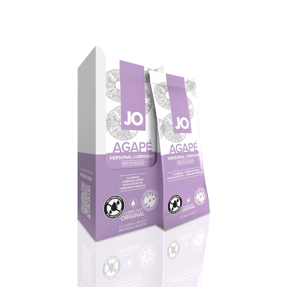Набір лубрикантів Foil Display Box – JO Agape Lubricant – 12 × 10ml - зображення 1