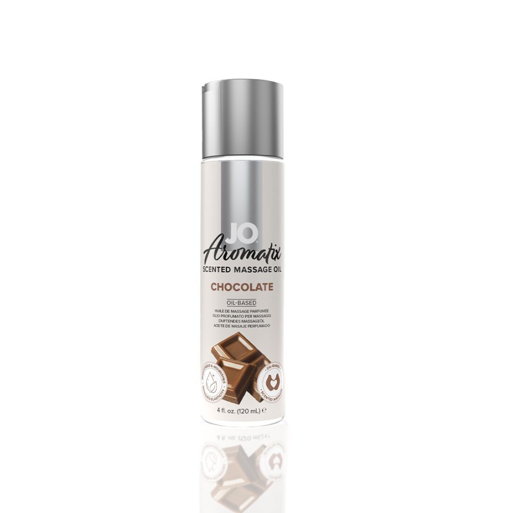 Натуральна масажна олія JO Aromatix Massage Oil Chocolate 120 мл - зображення 1