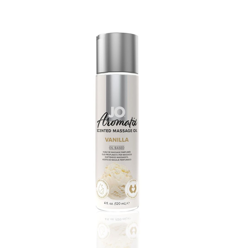 Натуральна масажна олія JO Aromatix Massage Oil Vanilla 120 мл - зображення 1