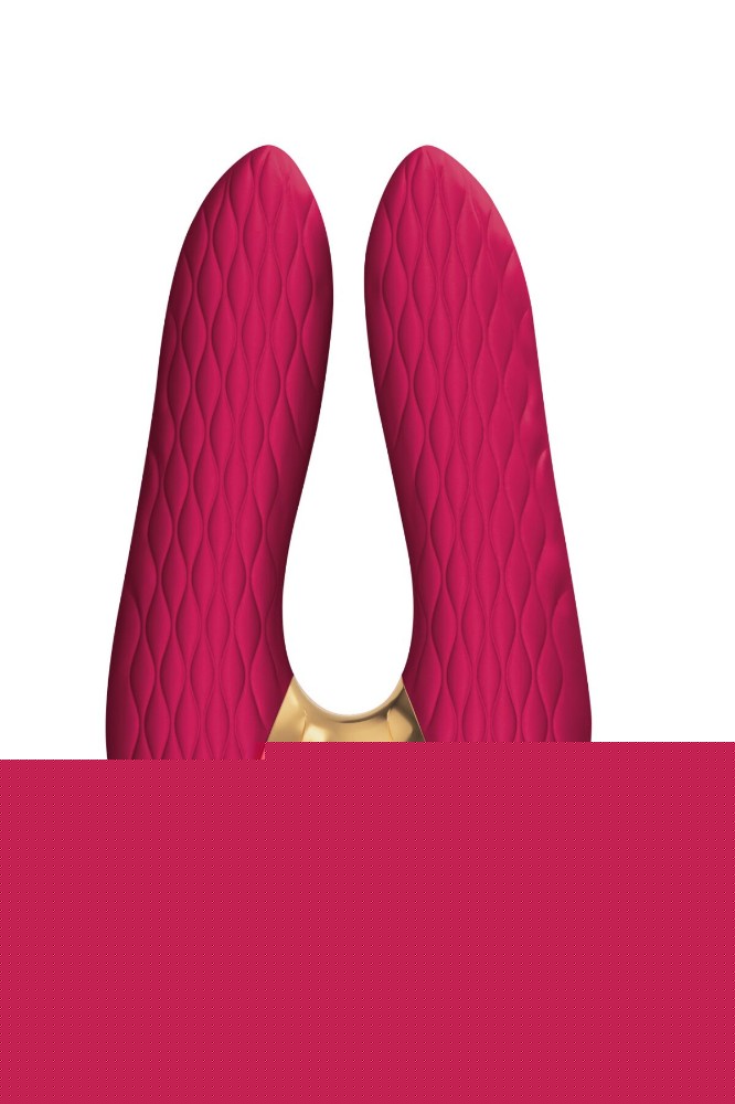 Вібратор для клітора Shunga Aiko Raspberry, гнучкі кінчики - зображення 1