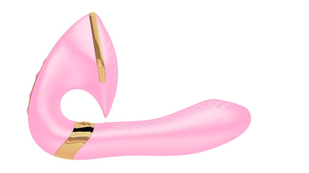 Вагінально-кліторальний вібратор Shunga Soyo Light Pink - зображення 1