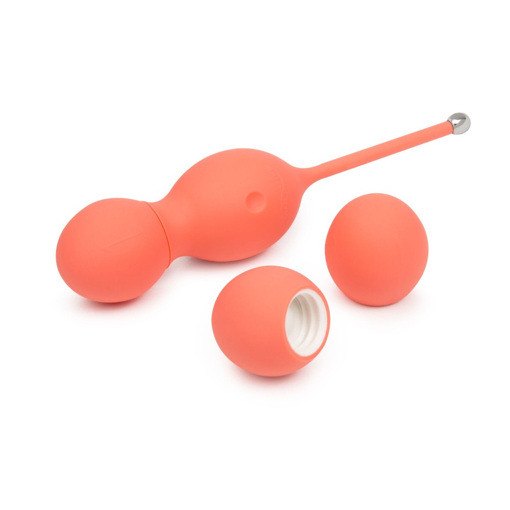 Смарт вагінальні кульки з вібрацією We-Vibe Bloom, діаметр 3,3 см, маса 45, 65, 80 г - зображення 1