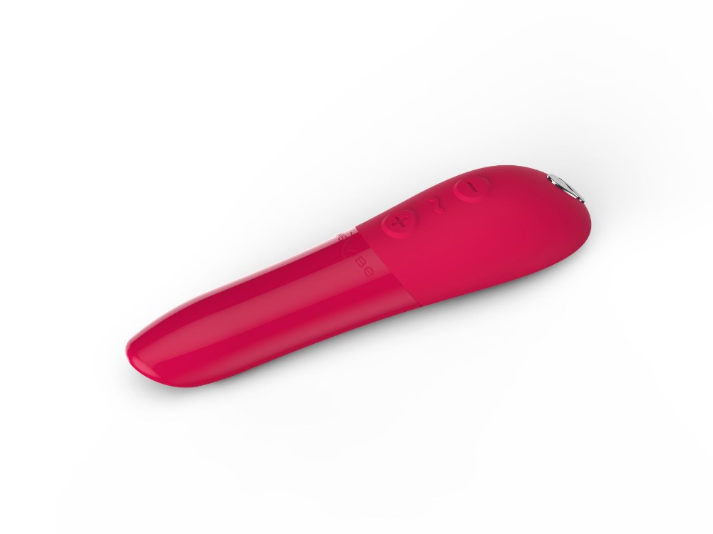 Потужна віброкуля Tango X Cherry Red by We-Vibe, 7 режимів вібрації, 8 рівнів інтенсивності - зображення 1