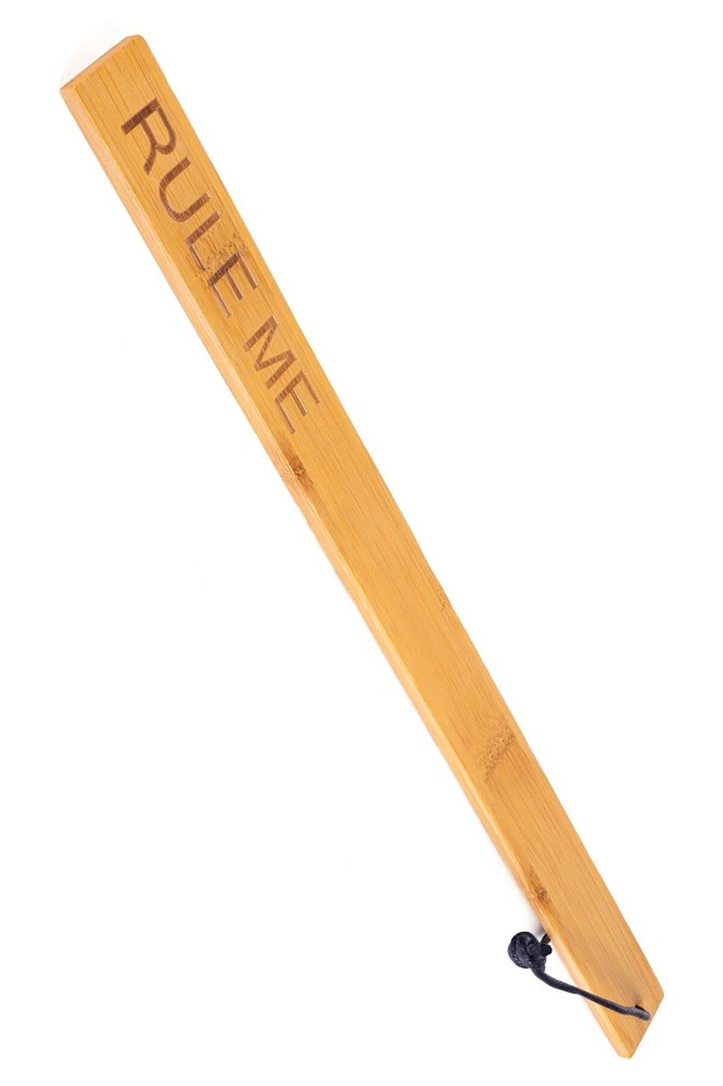 Падл Fetish Tentation — Paddle Rule Me Bamboo, упакований у ПЕ пакет - зображення 1