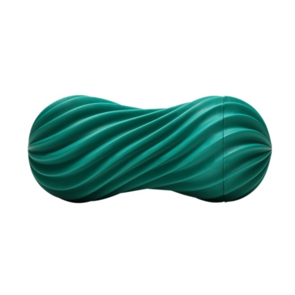 Мастурбатор Tenga FLEX Fizzy Green зі змінною інтенсивністю, можна скручувати, вакуум - зображення 1