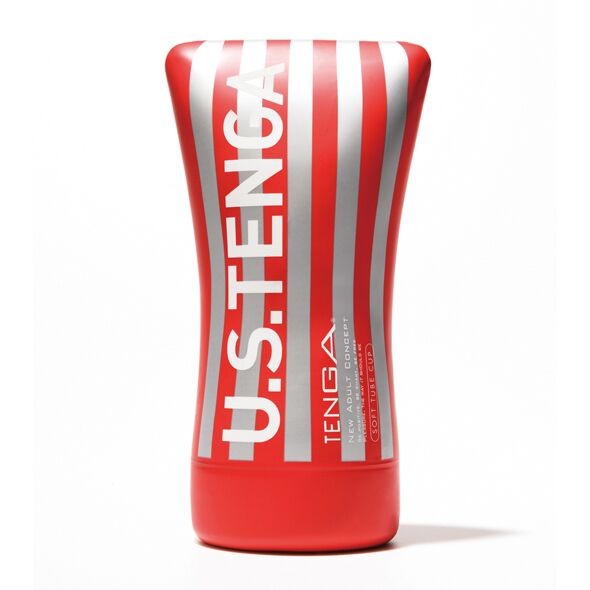 Мастурбатор Tenga US Soft Tube Cup (м’яка подушечка велика), стискальний, суперпотужне всмоктування - зображення 1