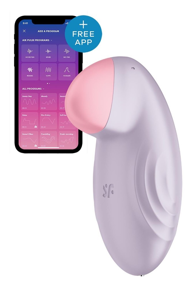 Смарт-вібратор для клітора Satisfyer Tropical Tip Light Lilac - зображення 1