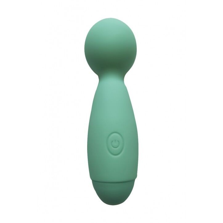 Мінівібромасажер Wooomy Smally Mini Wand Turquoise - зображення 1