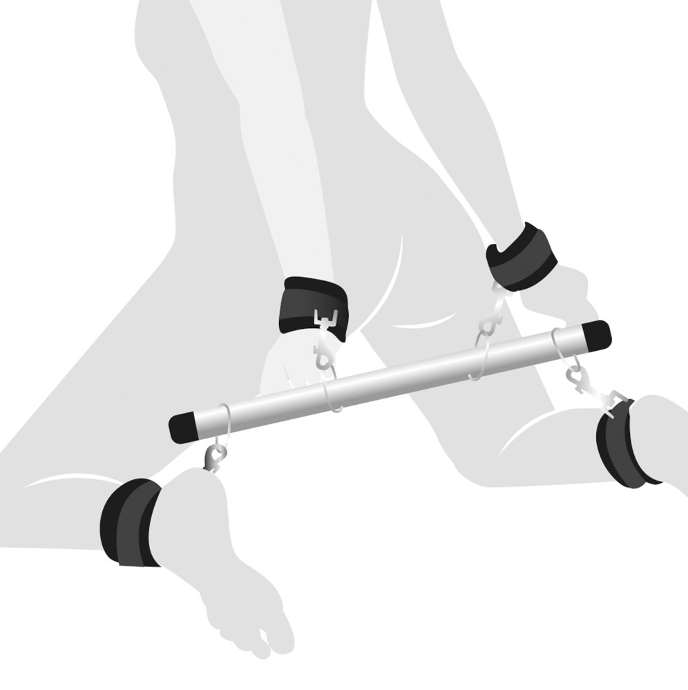 Колодка-розпірка для рук та ніг Art of Sex – Bondage Soft Touch BDSM Spreader, чорний - зображення 1