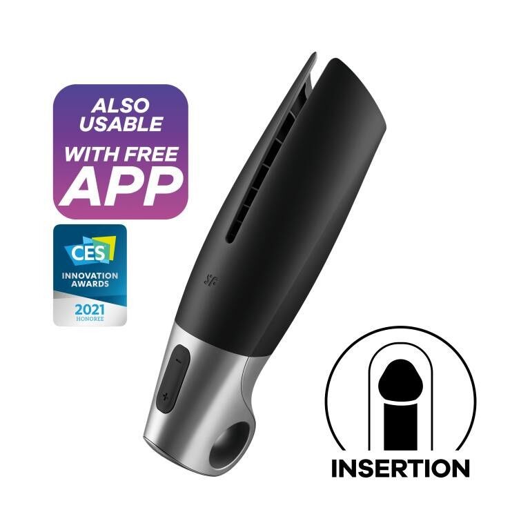Смарт-мастурбатор Satisfyer Power Masturbator з вібрацією - зображення 1