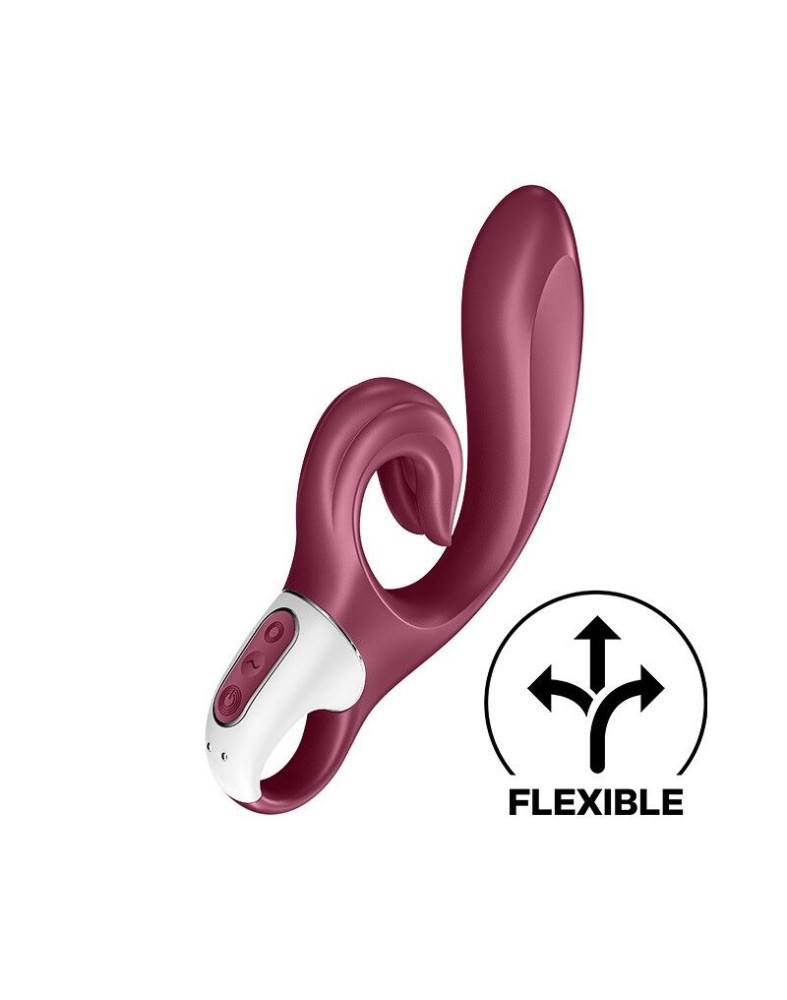 Вібратор-кролик Satisfyer Love Me Red, гнучкий, відросток з потрійним кінчиком - зображення 1