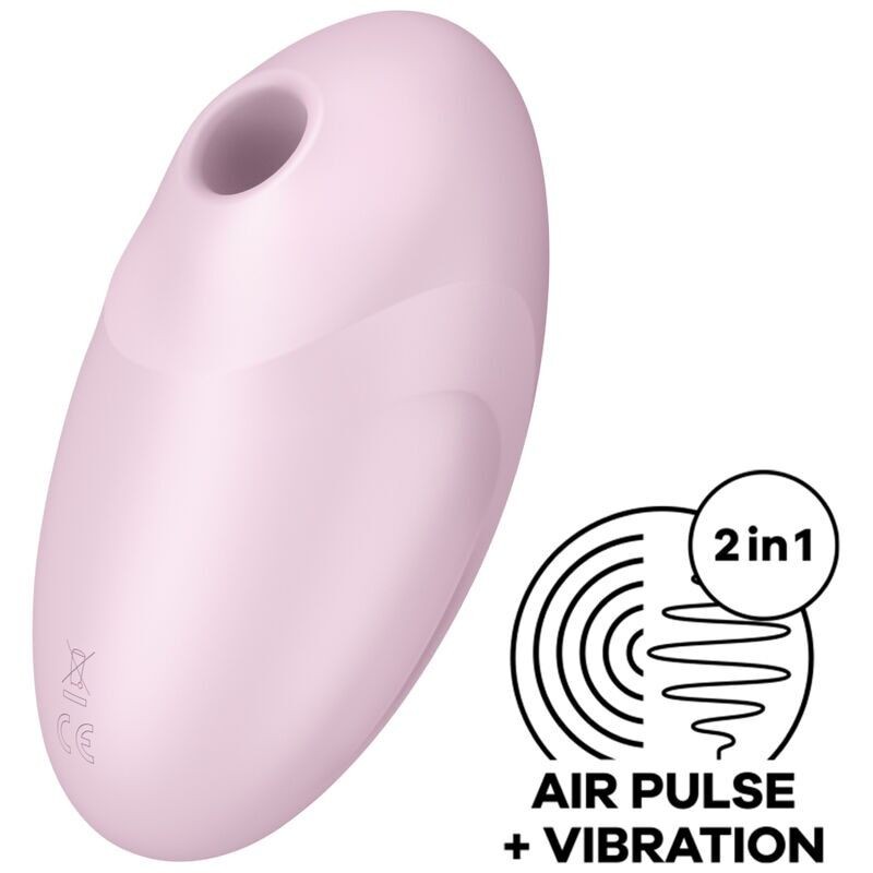 Вакуумний стимулятор з вібрацією Satisfyer Vulva Lover 3 Pink - зображення 1