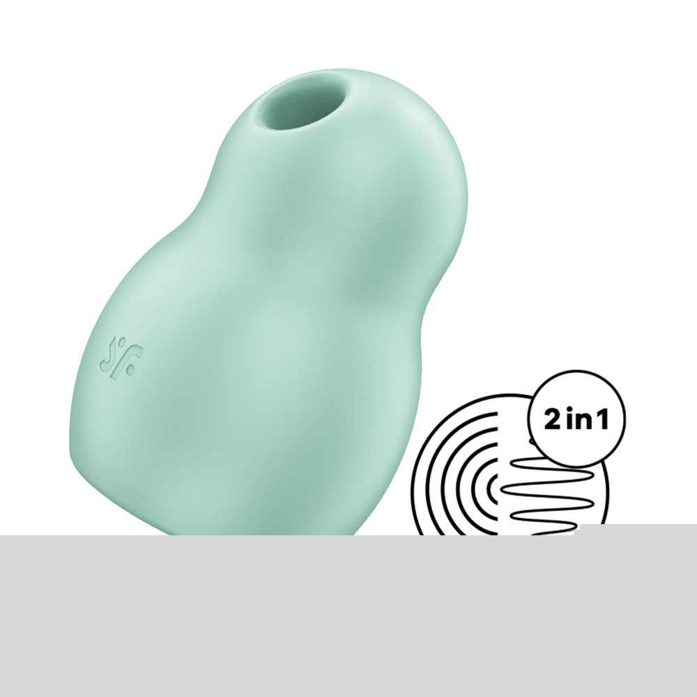 Вакуумний стимулятор з вібрацією Satisfyer Pro To Go 1 Mint - зображення 1