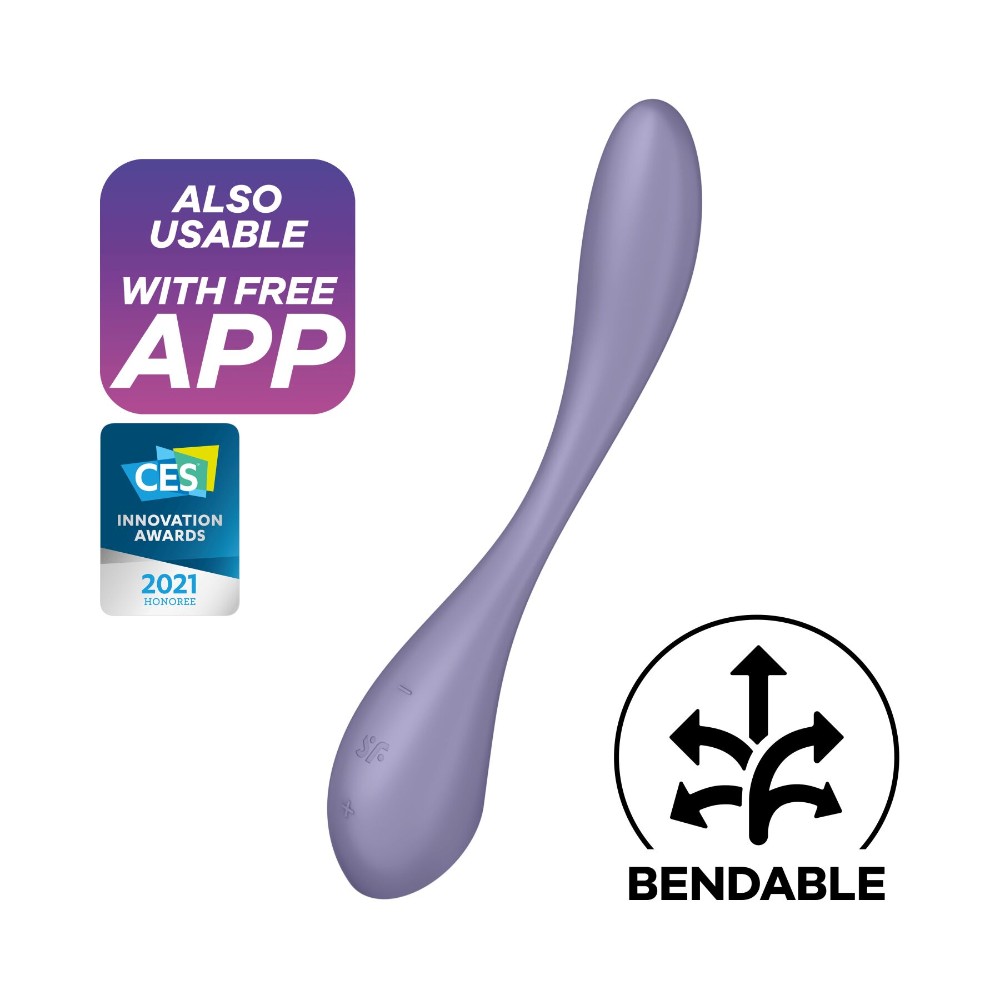 Універсальний смарт-вібратор Satisfyer G-Spot Flex 5+ Lilac - зображення 1