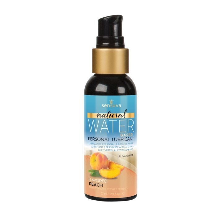 Змазка на водній основі Sensuva Natural Water-Based Peach (57мл) без гліцерину та парабенів - зображення 1