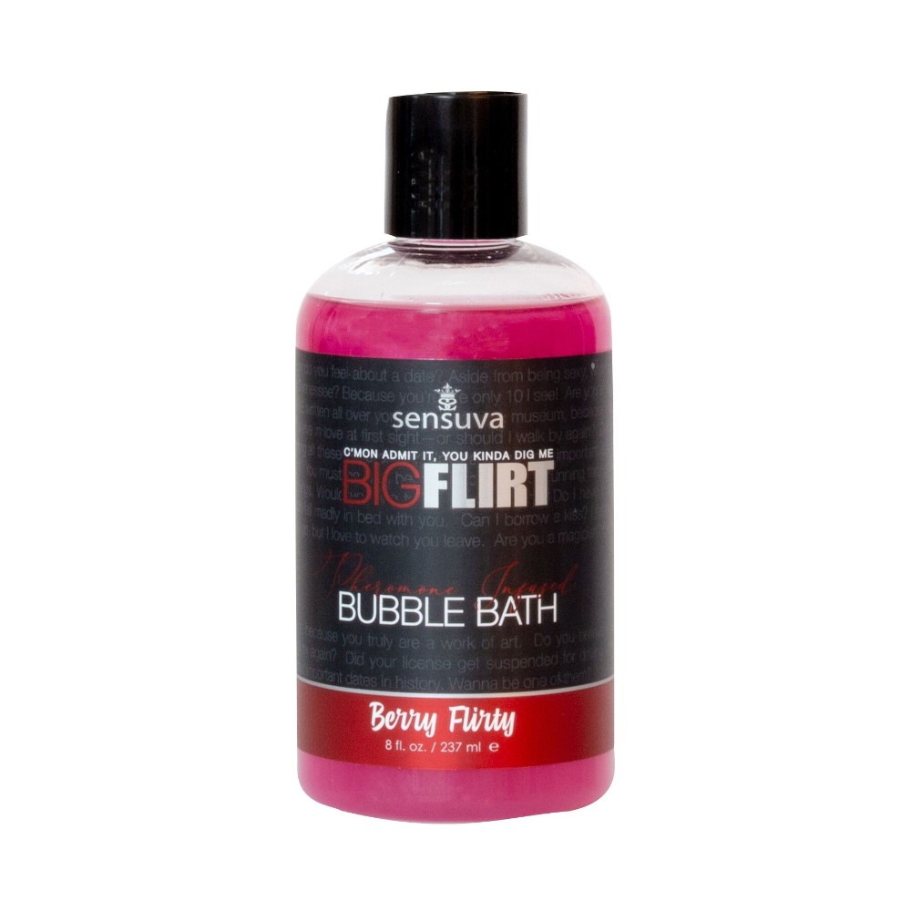 Піна для ванни Sensuva — Big Flirt Pheromone Bubble Bath — Berry Flirty (237 мл) - зображення 1