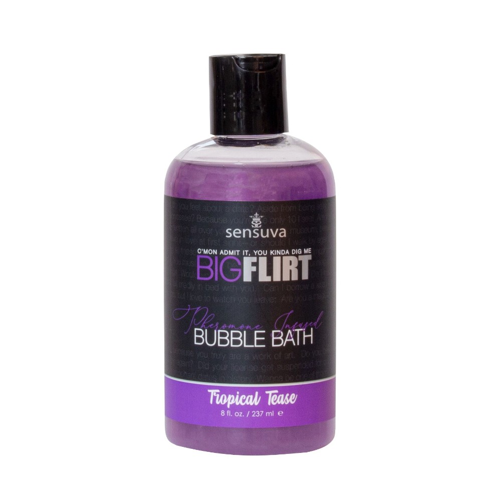 Піна для ванни Sensuva — Big Flirt Pheromone Bubble Bath — Tropical Tease (237 мл) - зображення 1