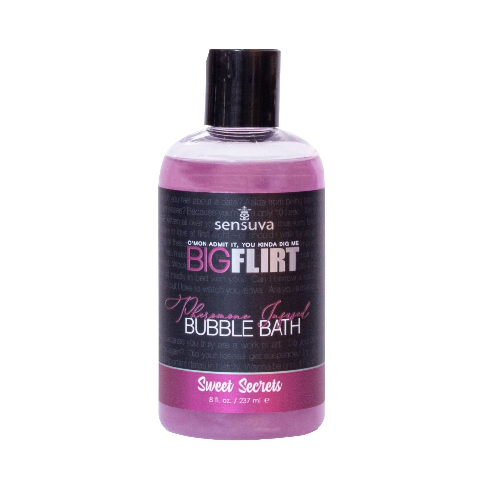 Піна для ванни Sensuva — Big Flirt Pheromone Bubble Bath — Sweet Secrets (237 мл) - зображення 1