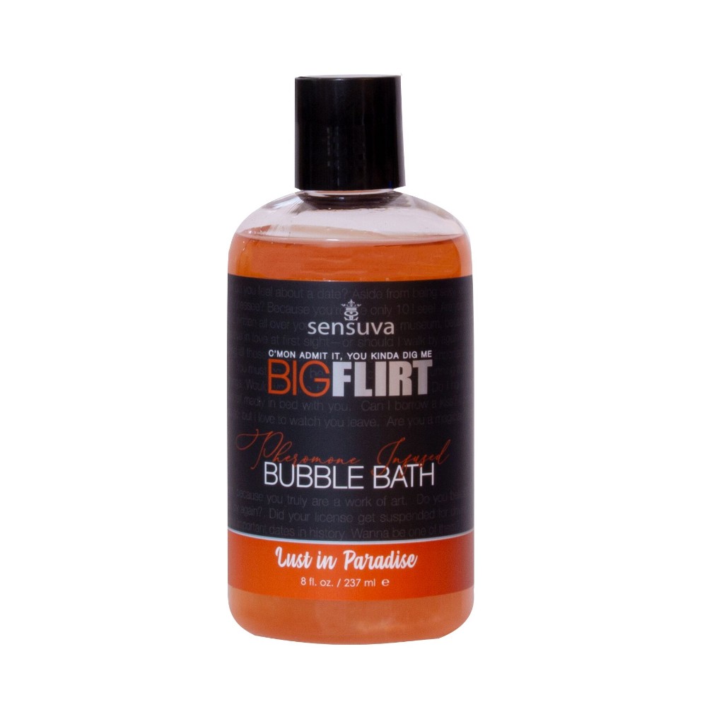 Піна для ванни Sensuva — Big Flirt Pheromone Bubble Bath — Lust in Paradise (237 мл) - зображення 1