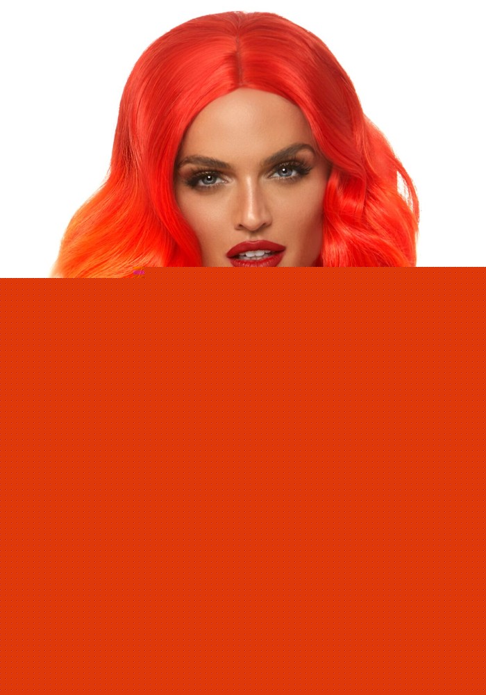 Руда перука омбре Leg Avenue Ombre long wavy wig, довга, локони, 61 см - зображення 1