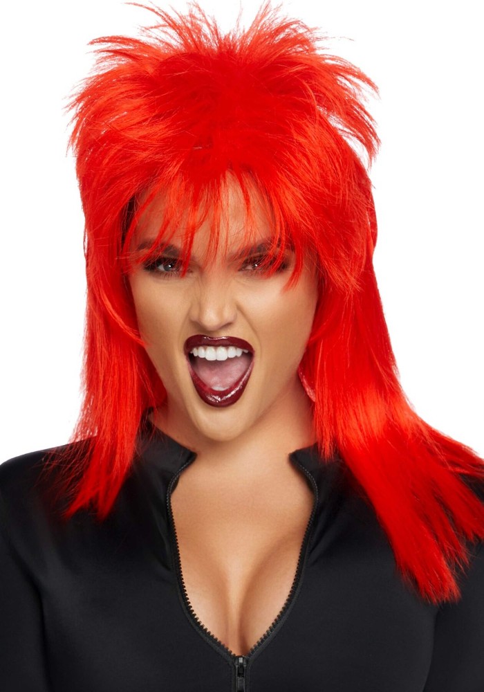 Перука рок-зірки Leg Avenue Unisex rockstar wig Red, унісекс, 53 см - зображення 1