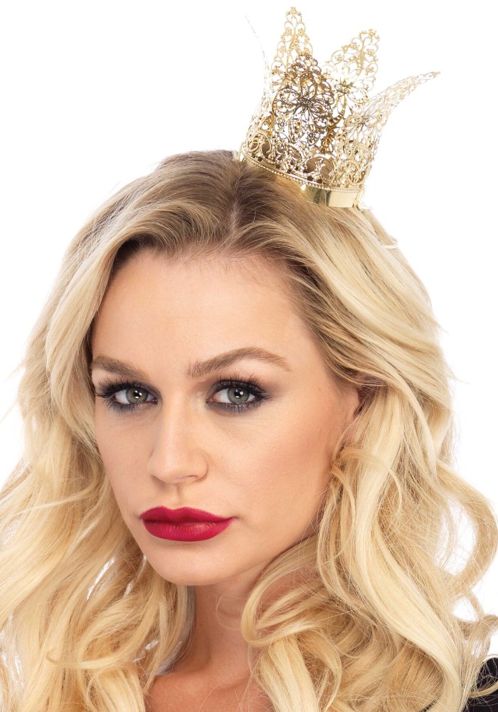 Філігранна золота корона Leg Avenue Filigree crown, метал - зображення 1