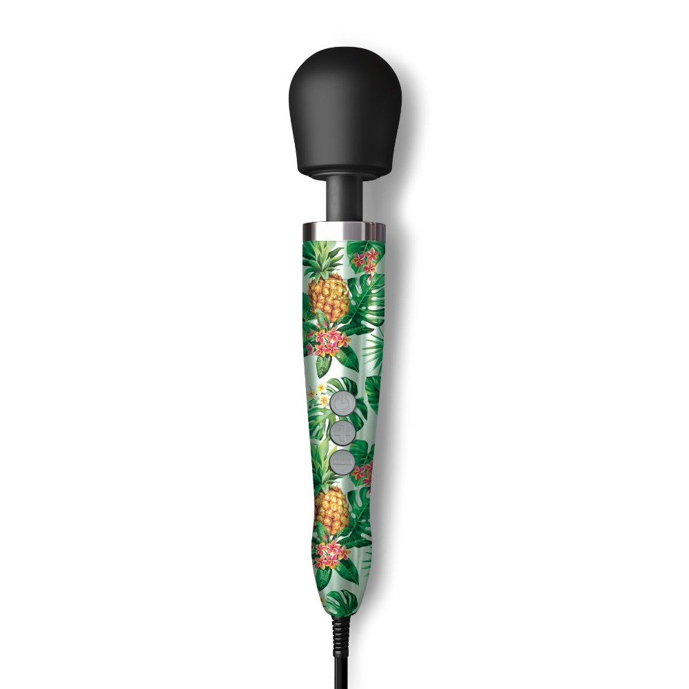 Вібромасажер DOXY Die Cast PINEAPPLE, дуже потужний, живлення 220В, металевий корпус - зображення 1