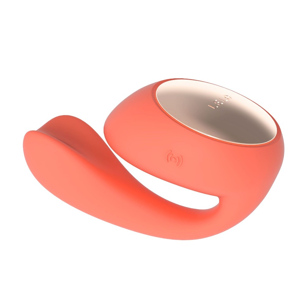 Смарт-вібратор LELO Ida Wave Coral Red, вагінально-кліторальний, технологія WaveMotion, 2 мотори - зображення 1