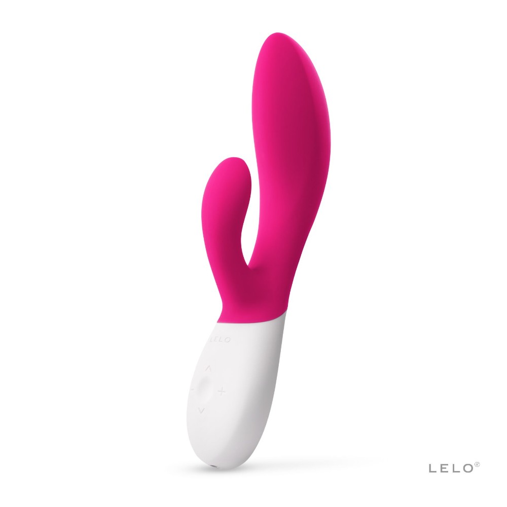 Вібратор-кролик LELO Ina Wave 2 Cerise, манливий рух стовбура + вібрації - зображення 1