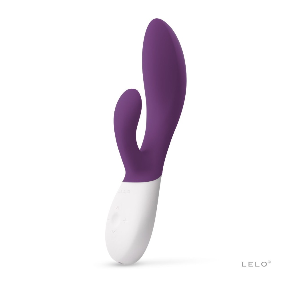 Вібратор-кролик LELO Ina Wave 2 Plum, манливий рух стовбура + вібрації - зображення 1