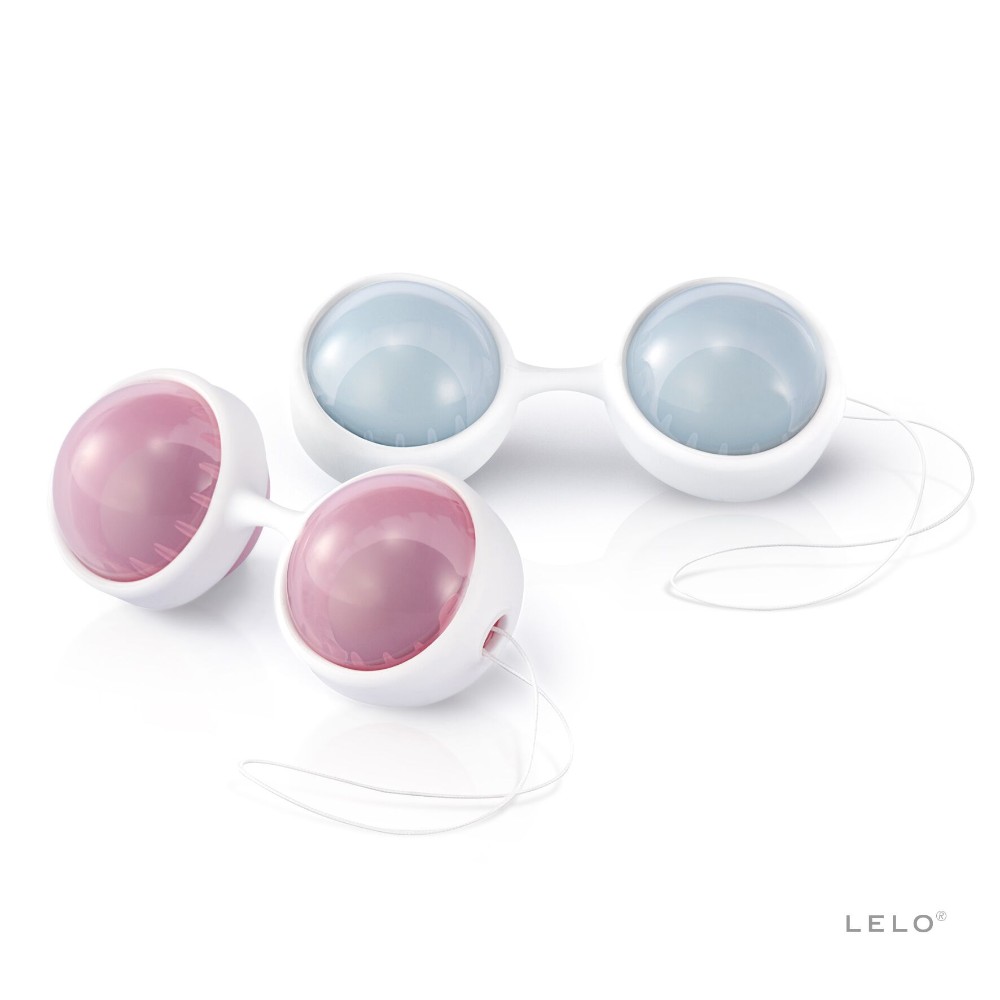 Набір вагінальних кульок LELO Beads, діаметр 3,5 см, змінне навантаження, 2х28 та 2х37 г - зображення 1
