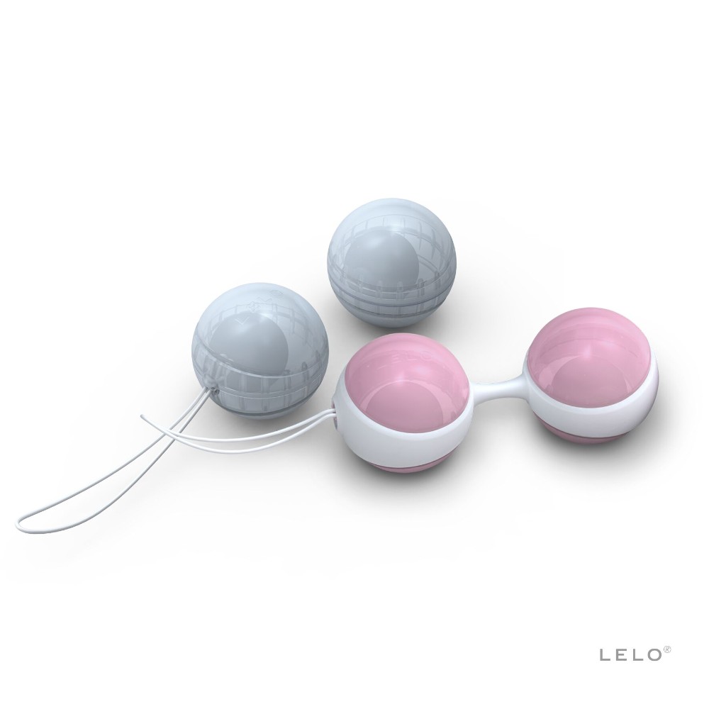 Набір вагінальних кульок LELO Beads Mini, діаметр 2,9 см, змінне навантаження, 2х28 та 2х37 г - зображення 1