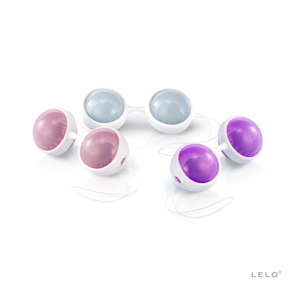 Набір вагінальних кульок LELO Beads Plus, діаметр 3,5 см, змінне навантаження 2х28, 2х37 та 2х60 г - зображення 1