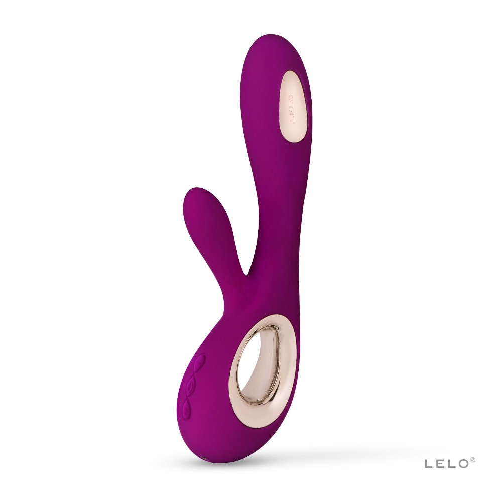 Вібратор-кролик LELO Soraya Wave Deep Rose, манливі рухи стовбура - зображення 1