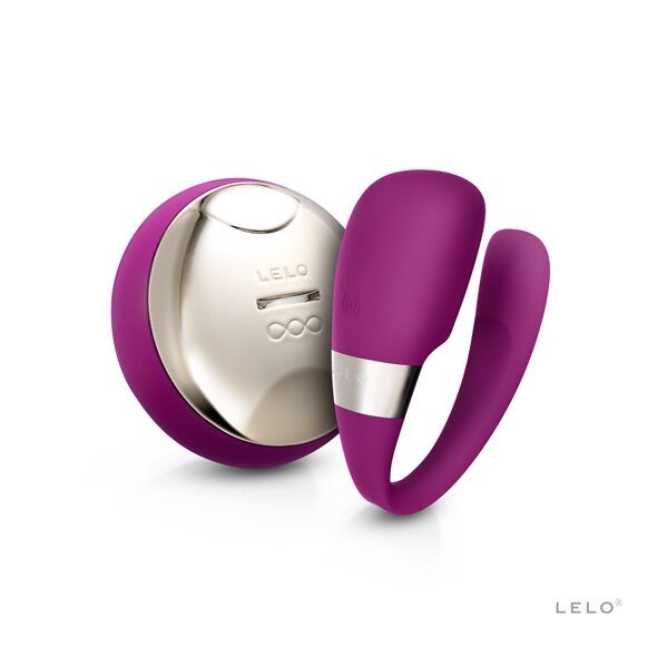 Вібратор для пар LELO Tiani 3 Deep Rose, 2 мотори, пульт ДК - зображення 1