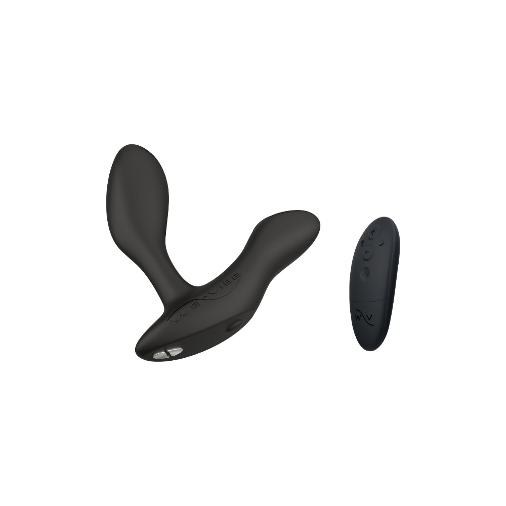 Смарт-вібромасажер простати We-Vibe Vector+ CHARCOAL BLACK, пульт ДК, регульований кут нахилу - зображення 1