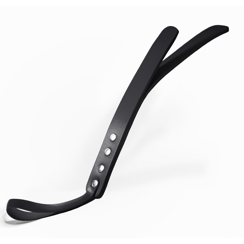 Падл двошаровий Feral Feelings Leather Mini Paddle Black, натуральна шкіра - зображення 1