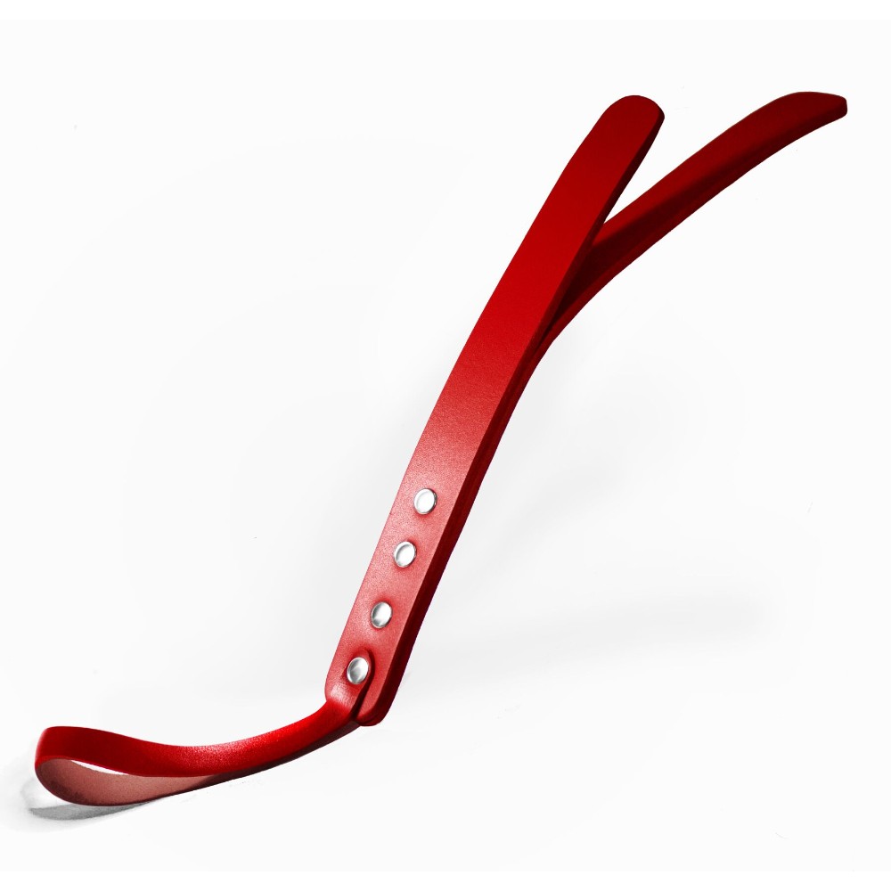 Падл двошаровий Feral Feelings Leather Mini Paddle Red, натуральна шкіра - зображення 1