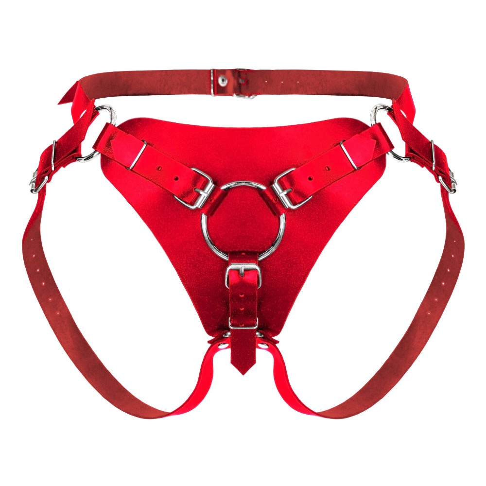 Труси для страпона Feral Feelings Strap-on Harness Red, red - зображення 1