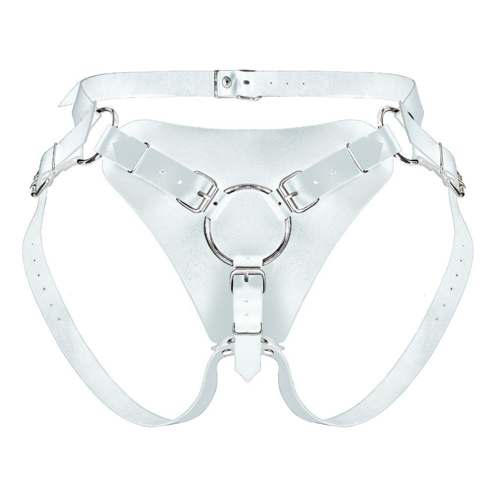 Труси для страпона Feral Feelings Strap-on Harness White, white - зображення 1