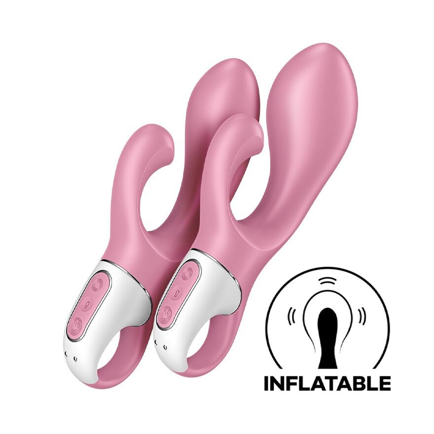 Вібратор-кролик надувний Satisfyer Air Pump Bunny 2 - зображення 1