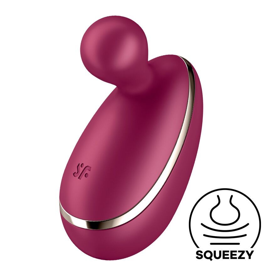 Вібратор для зовнішньої стимуляції Satisfyer Spot On 1 Berry, гнучкий відросток - зображення 1