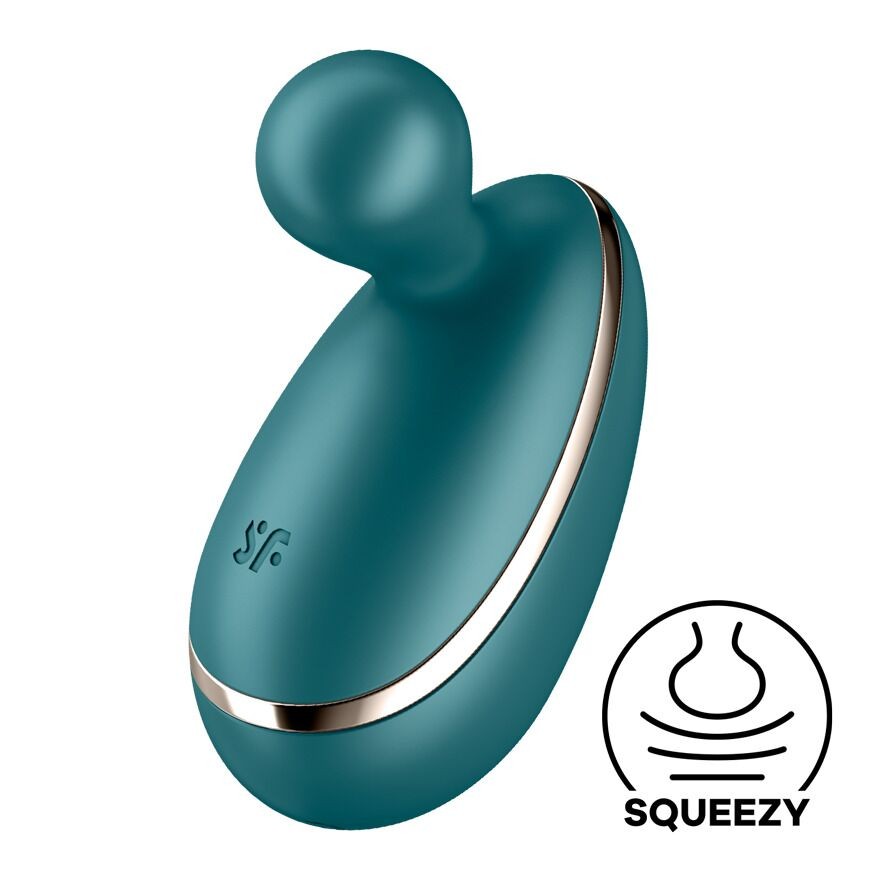 Вібратор для зовнішньої стимуляції Satisfyer Spot On 1 Green, гнучкий відросток - зображення 1