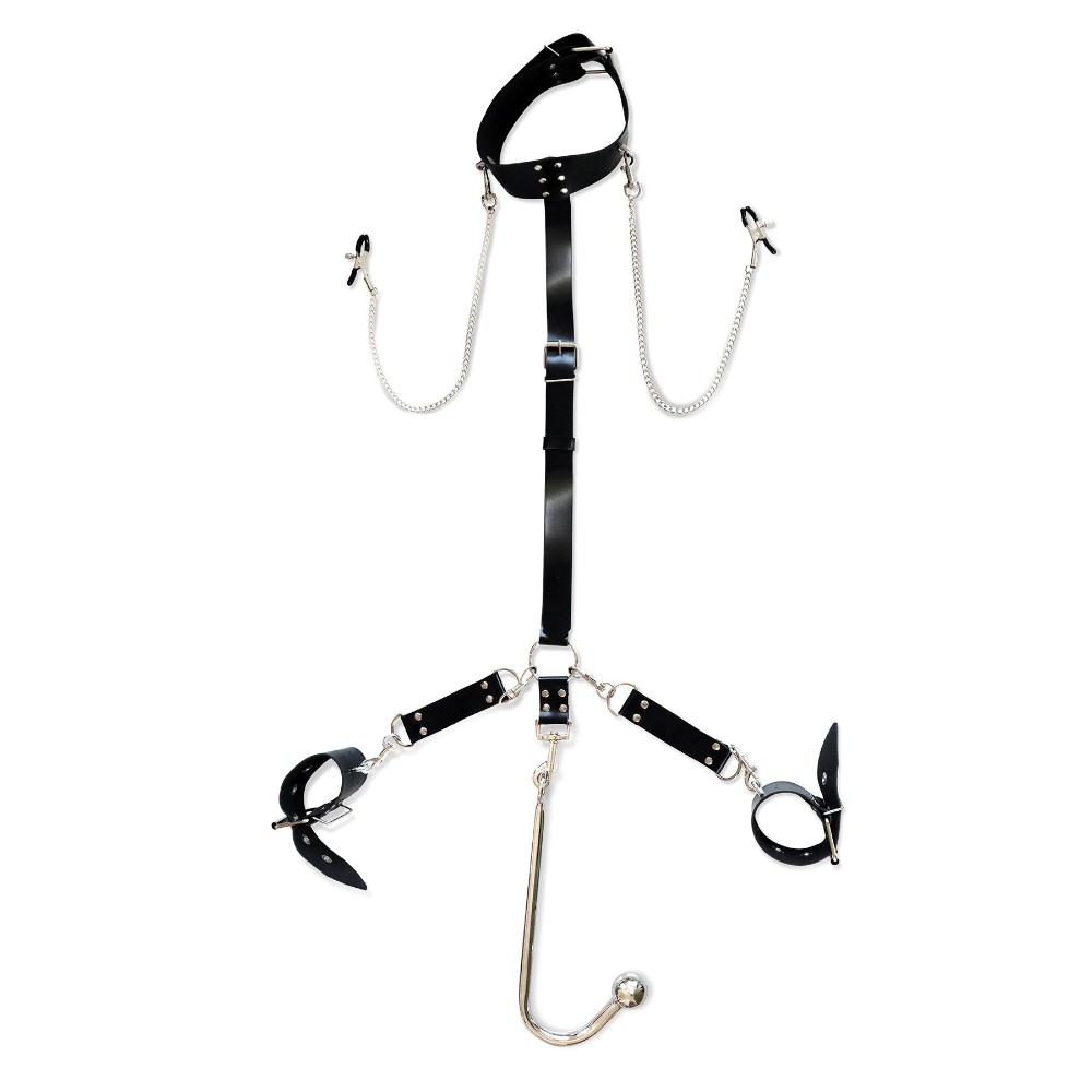 Бондажний набір з металевим анальним гаком Art of Sex Beatrice Bondage set with anal hook № 2 - зображення 1