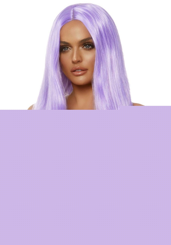 Перука Leg Avenue 33″ Long straight center part wig lavender - зображення 1