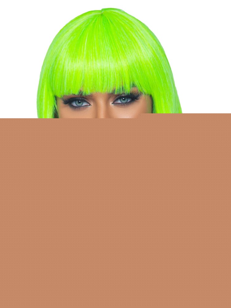 Перука Leg Avenue 12″ Neon short bob wig Neon Green - зображення 1