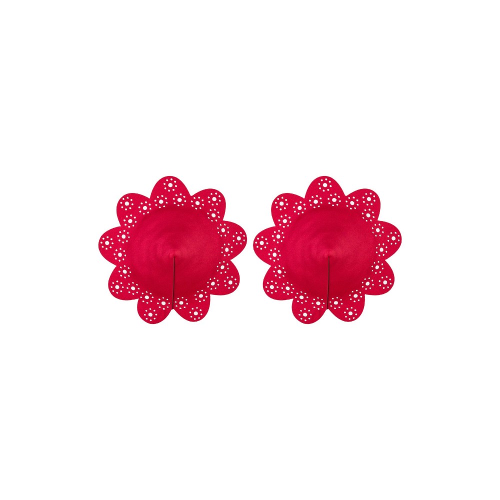 Пестис на соски Obsessive A770 nipple covers red O/S - зображення 1