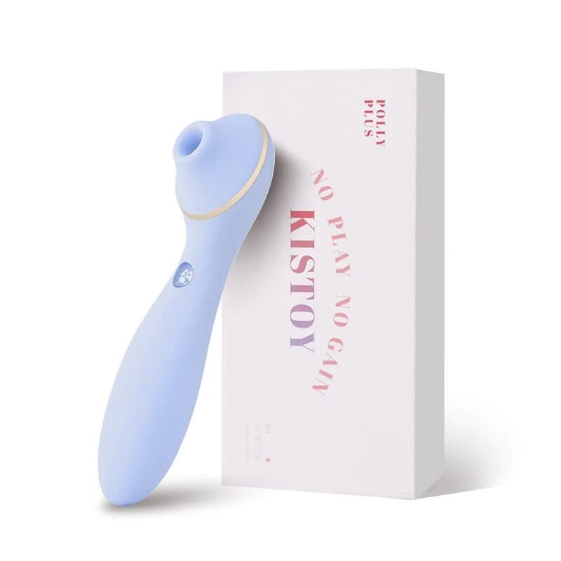 Вакуумний вібратор KISTOY Polly Plus Purple з підігрівом - зображення 1