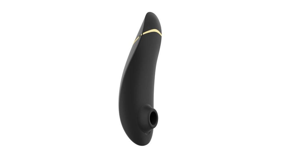 Вакуумний кліторальний стимулятор Womanizer Premium 2 - Black, функції Autopilot та Smart Silence - зображення 1