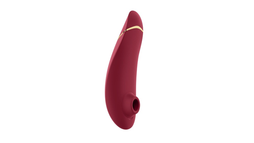 Вакуумний кліторальний стимулятор Womanizer Premium 2 - Bordeaux, функції Autopilot та Smart Silence - зображення 1